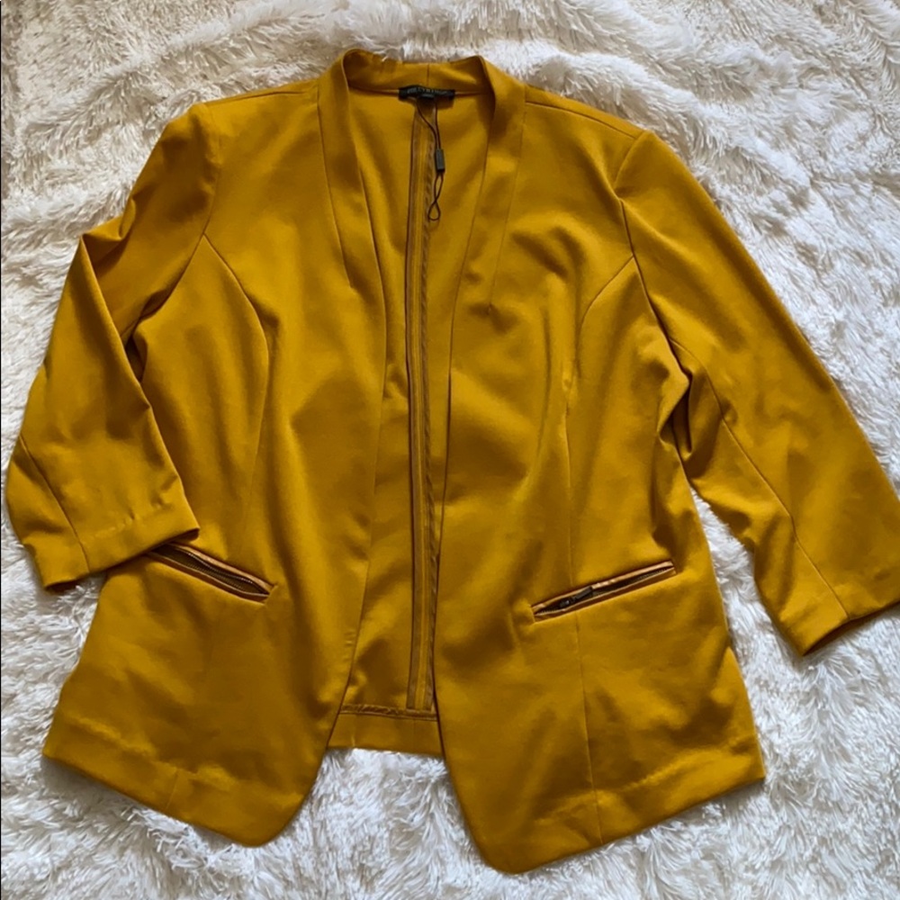 For Cynthia blazer jacket in yellow